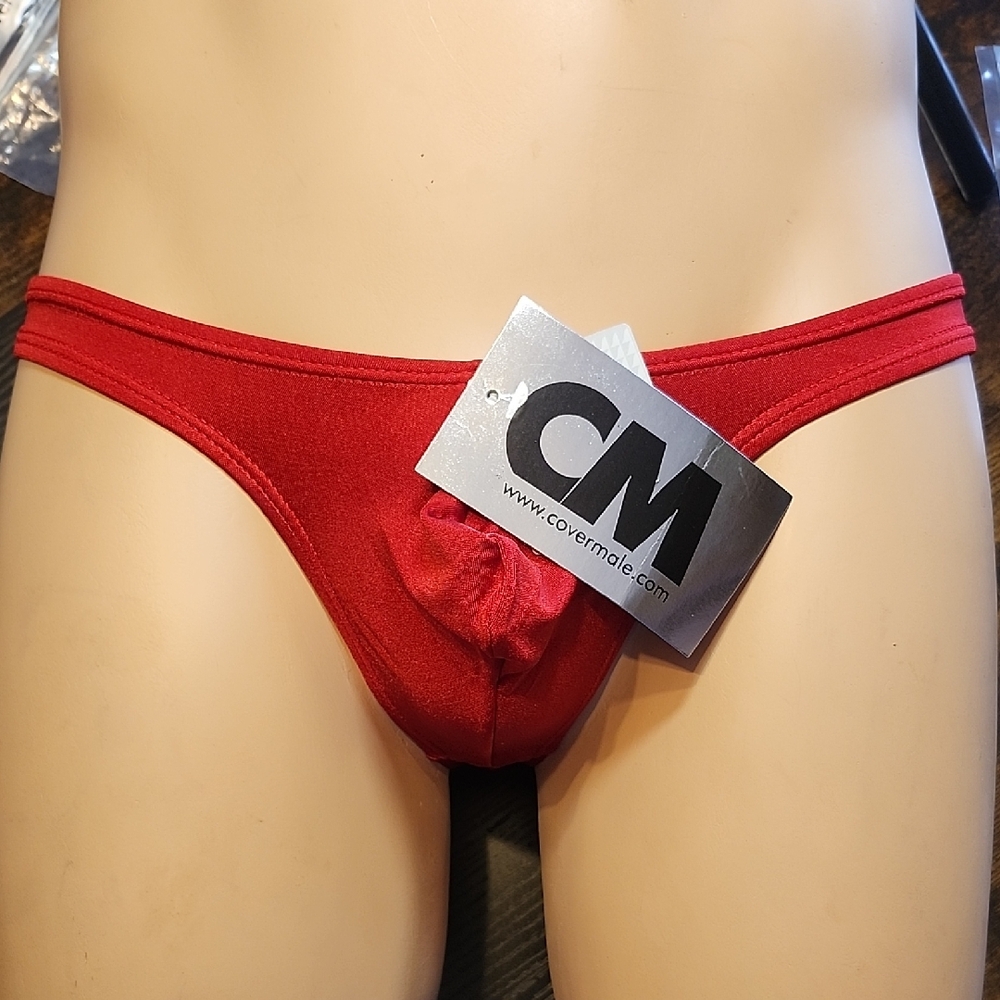 Red Boxer Briefs Comfortable Thong Underwear